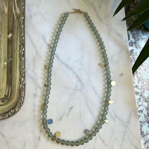 30 inch Anthropologie necklace with charms